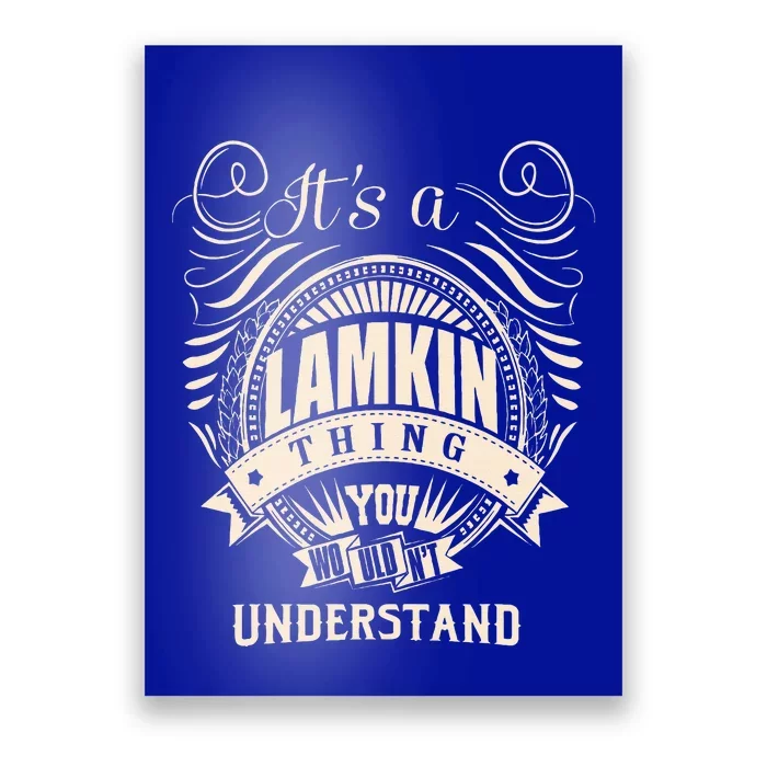 ItS A Lamkin Thing Poster