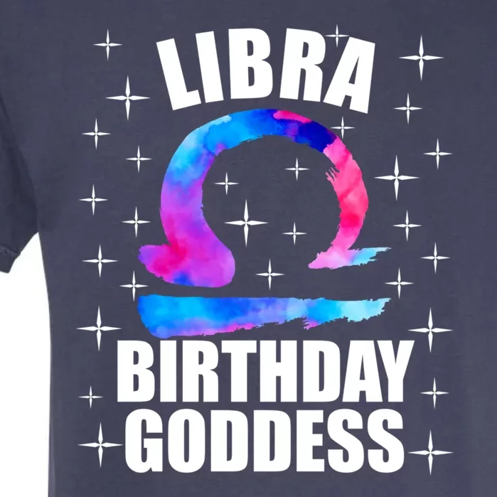 IM A Libra Goddess Women Its My Birthday Libra Queen Vibes Garment-Dyed Heavyweight T-Shirt