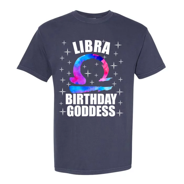 IM A Libra Goddess Women Its My Birthday Libra Queen Vibes Garment-Dyed Heavyweight T-Shirt