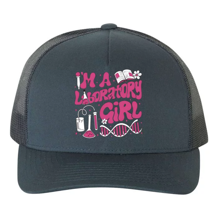 I Am Laboratory Girl Lab Week 2024 Yupoong Adult 5-Panel Trucker Hat