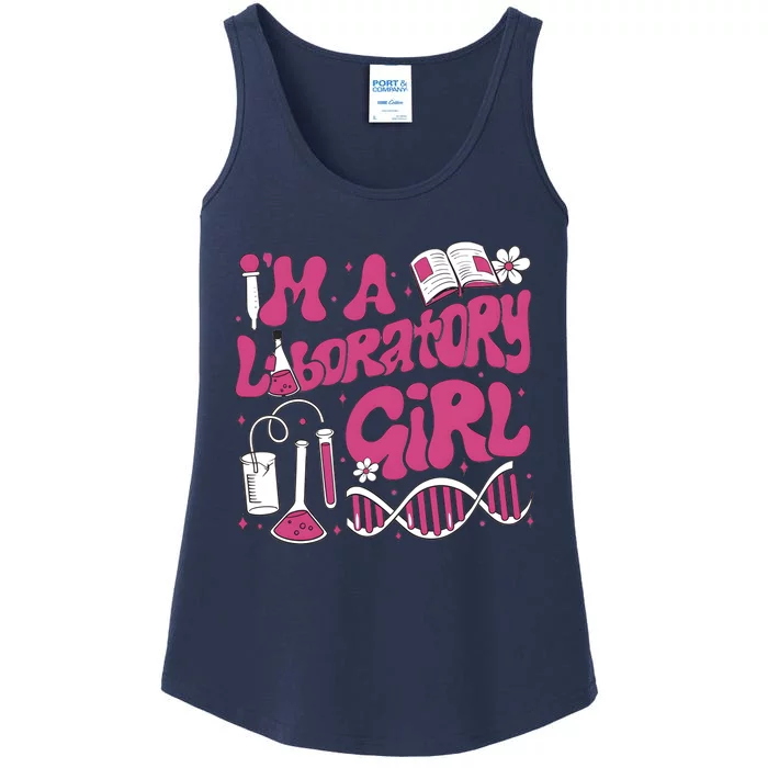 I Am Laboratory Girl Lab Week 2024 Ladies Essential Tank