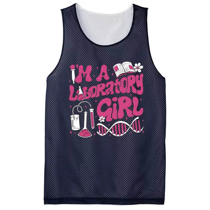 I Am Laboratory Girl Lab Week 2024 Mesh Reversible Basketball Jersey Tank