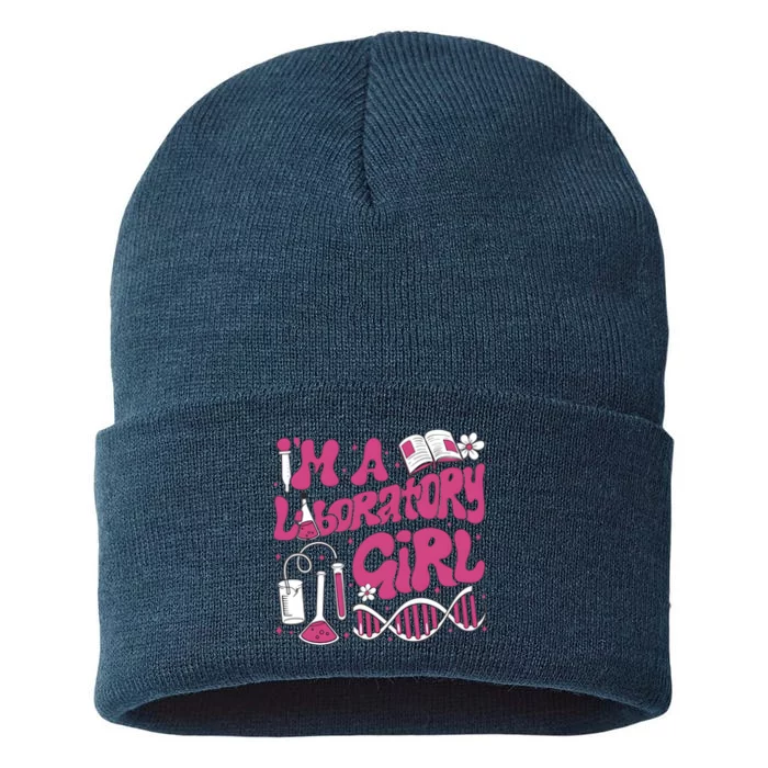 I Am Laboratory Girl Lab Week 2024 Sustainable Knit Beanie