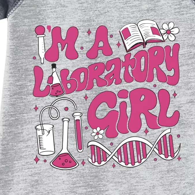 I Am Laboratory Girl Lab Week 2024 Infant Baby Jersey Bodysuit