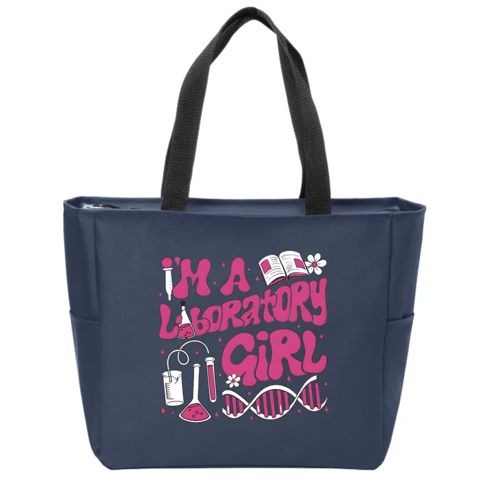 I Am Laboratory Girl Lab Week 2024 Zip Tote Bag