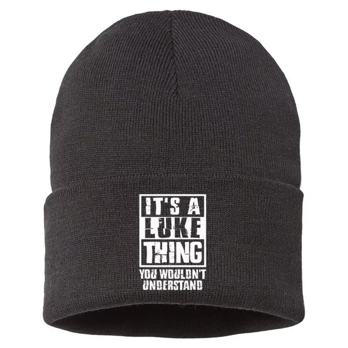 Its A Luke Thing You Wouldnt Understand Sustainable Knit Beanie