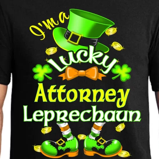 I'm A Lucky Attorney St Patrick's Leprechaun Costume Gift Pajama Set