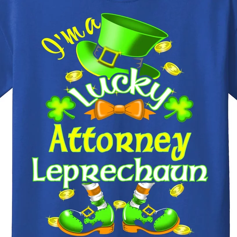 I'm A Lucky Attorney St Patrick's Leprechaun Costume Gift Kids T-Shirt