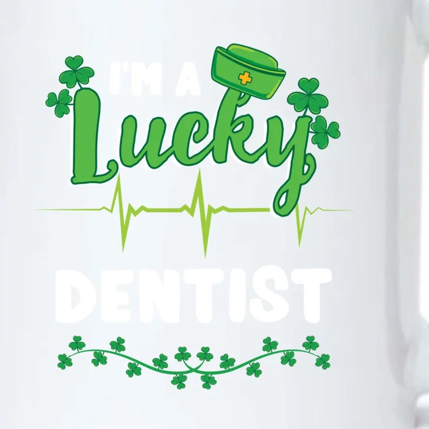 Im A Lucky Dentist St Patricks Day Gift Black Color Changing Mug