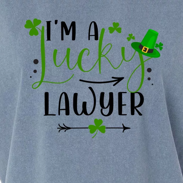 I'm A Lucky Lawyer Funny Matching Family St Patricks Day Gift Garment-Dyed Women's Muscle Tee