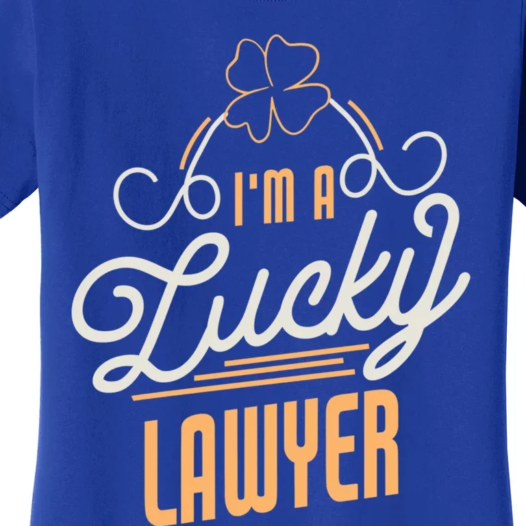 I'm A Lucky Lawyer St Patricks Day Lawyer Gift Women's T-Shirt