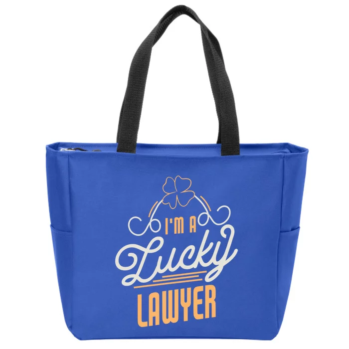 I'm A Lucky Lawyer St Patricks Day Lawyer Gift Zip Tote Bag