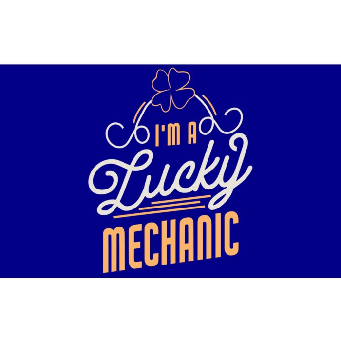 I'm A Lucky Mechanic St Patricks Day Mechanic Gift Bumper Sticker