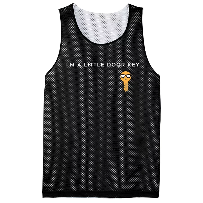 IM A LITTLE DOOR KEY Mesh Reversible Basketball Jersey Tank