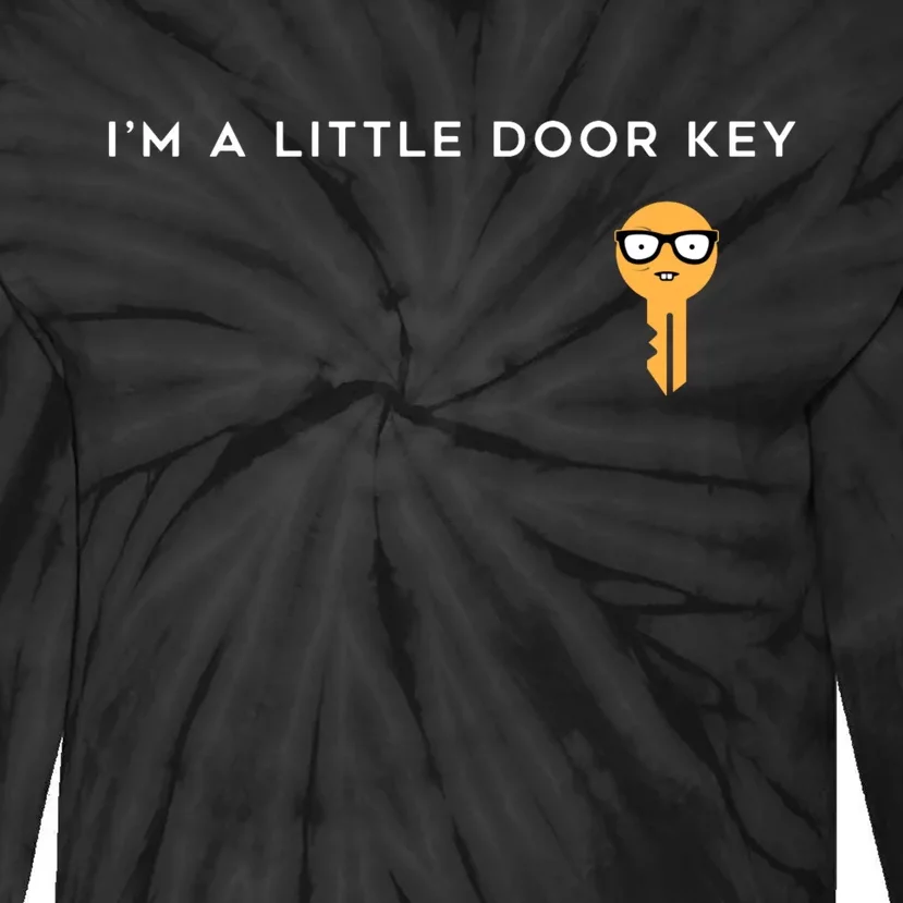 IM A LITTLE DOOR KEY Tie-Dye Long Sleeve Shirt