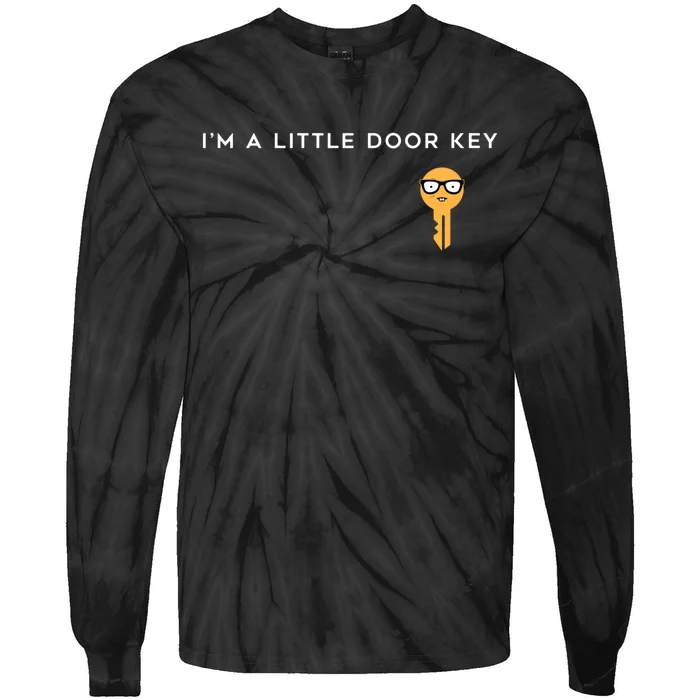 IM A LITTLE DOOR KEY Tie-Dye Long Sleeve Shirt