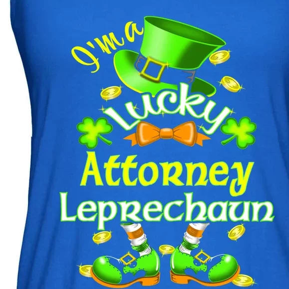 I'm A Lucky Attorney St Patrick's Leprechaun Costume Cool Gift Ladies Essential Flowy Tank