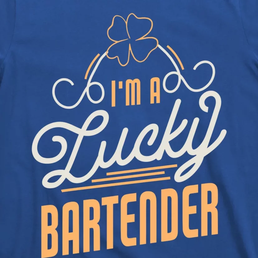 I'm A Lucky Bartender St Patricks Day Bartender Gift T-Shirt