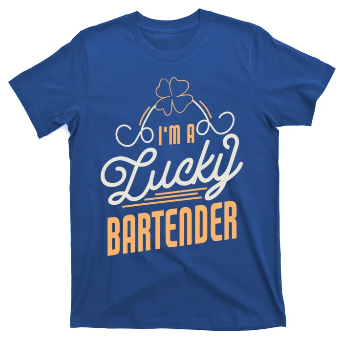 I'm A Lucky Bartender St Patricks Day Bartender Gift T-Shirt