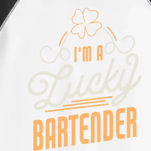 I'm A Lucky Bartender St Patricks Day Bartender Gift Toddler Fine Jersey T-Shirt