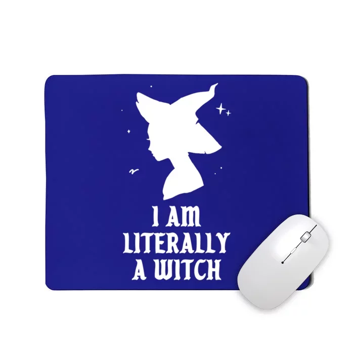 I Am Literally A Witch Funny Spooky Goth Halloween Costume Funny Gift Mousepad