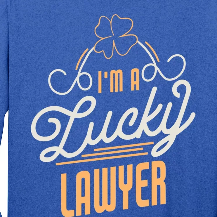 I'm A Lucky Lawyer St Patricks Day Lawyer Cute Gift Long Sleeve Shirt