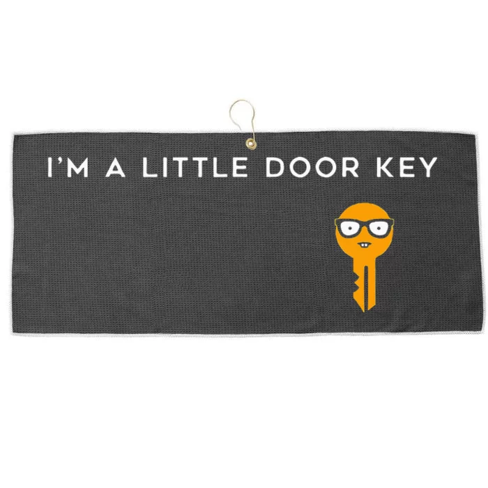 IM A Little Door Key Nerdy Bad Dorky Mom Dad Large Microfiber Waffle Golf Towel