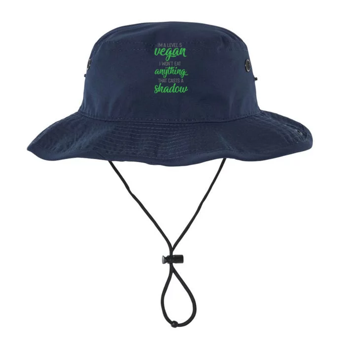 Im A Level 5 Vegan I Wont Eat Anything That Casts A Shadow Legacy Cool Fit Booney Bucket Hat