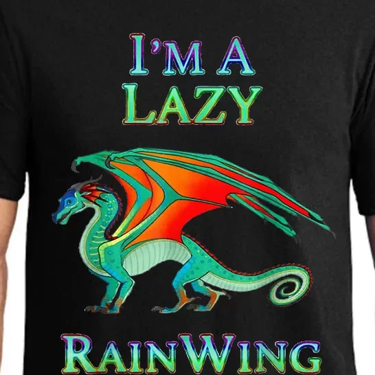 I Am Lazy Rainwing Pajama Set