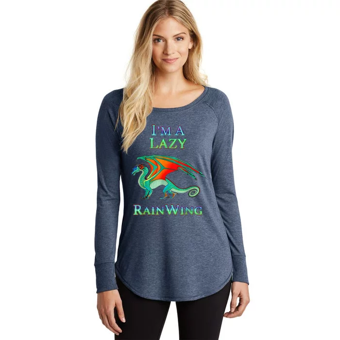 I Am Lazy Rainwing Women's Perfect Tri Tunic Long Sleeve Shirt