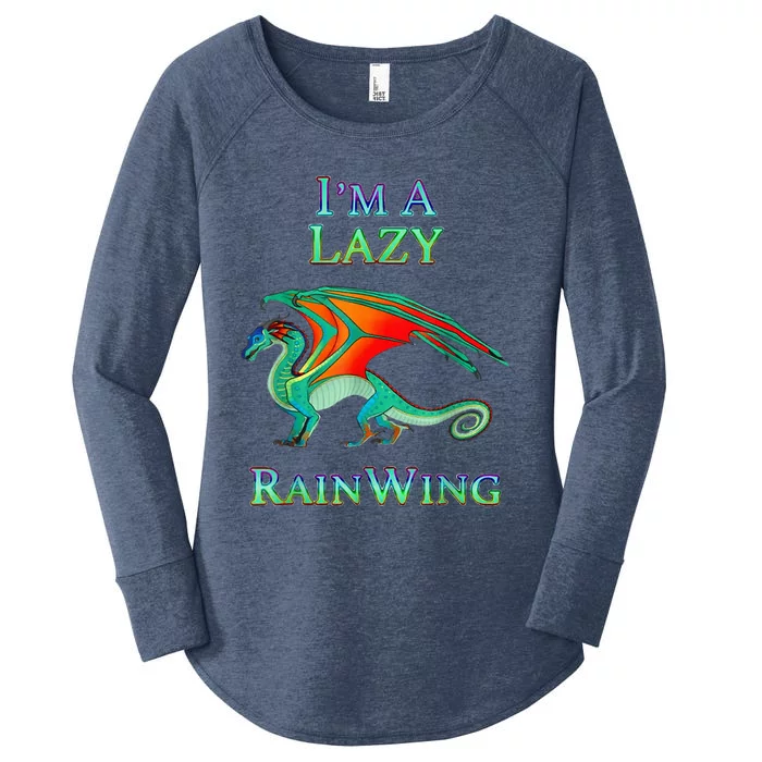 I Am Lazy Rainwing Women's Perfect Tri Tunic Long Sleeve Shirt