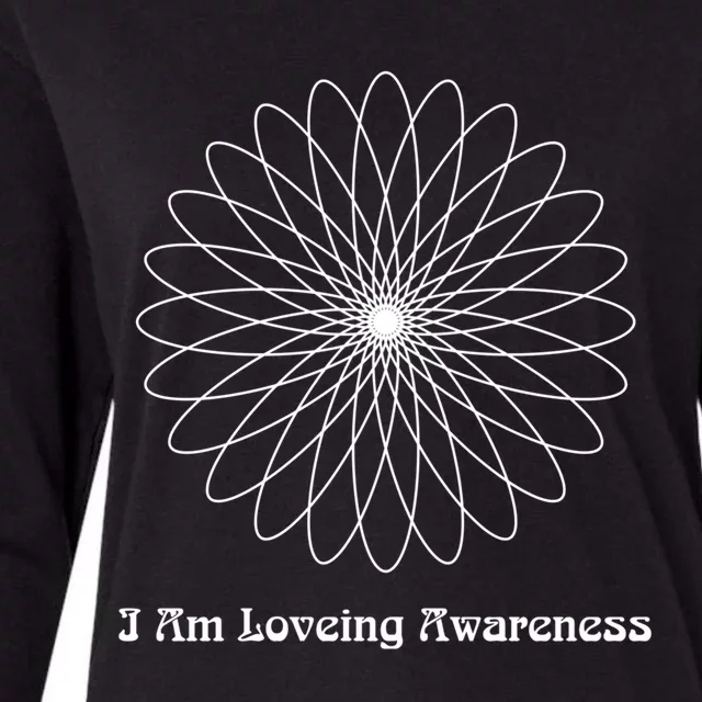 I Am Loving Awareness Ram Dass Teaching Tra And Dala Gift Womens Cotton Relaxed Long Sleeve T-Shirt