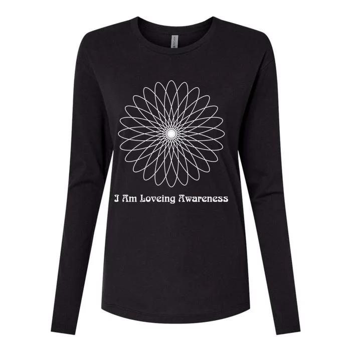 I Am Loving Awareness Ram Dass Teaching Tra And Dala Gift Womens Cotton Relaxed Long Sleeve T-Shirt