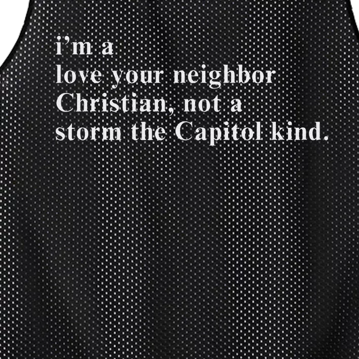 IM A Love Your Neighbor Christian Gift Mesh Reversible Basketball Jersey Tank