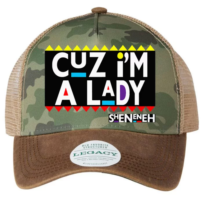 Im A Lady 90s Black Sitcom Lover Urban Clothing Legacy Tie Dye Trucker Hat