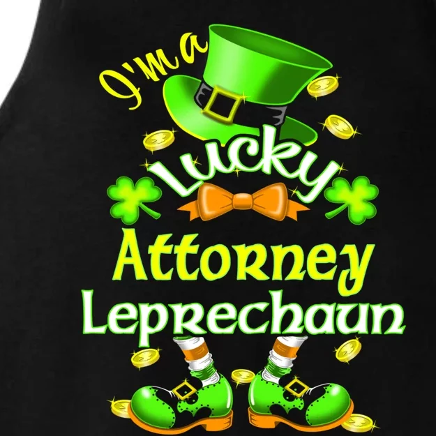 I'm A Lucky Attorney St Patrick's Leprechaun Costume Cute Gift Ladies Tri-Blend Wicking Tank