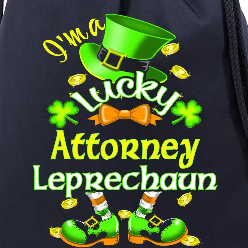 I'm A Lucky Attorney St Patrick's Leprechaun Costume Cute Gift Drawstring Bag