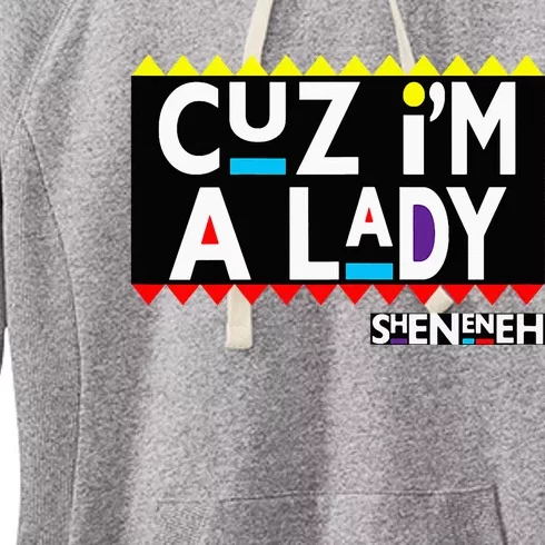 Im A Lady 90s Black Sitcom Lover Urban Clothing Women's Fleece Hoodie