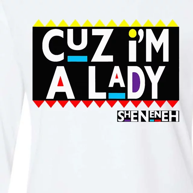 Im A Lady 90s Black Sitcom Lover Urban Clothing Womens Cotton Relaxed Long Sleeve T-Shirt