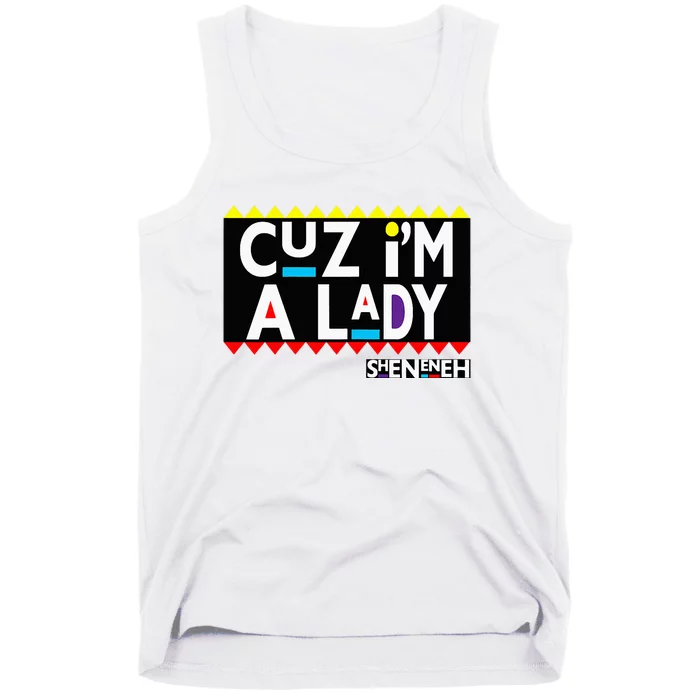 Im A Lady 90s Black Sitcom Lover Urban Clothing Tank Top