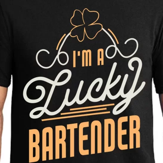 I'm A Lucky Bartender St Patricks Day Bartender Gift Pajama Set