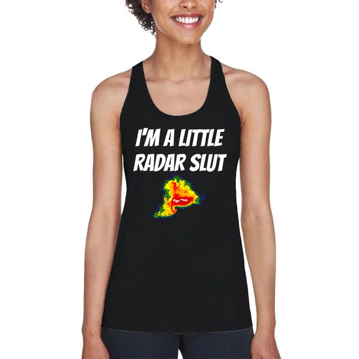 I’M A Little Radar Slut Women's Racerback Tank