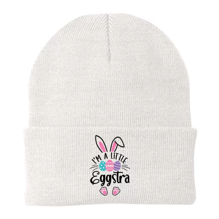 I’m A Little Eggstra Happy Easter Day Knit Cap Winter Beanie