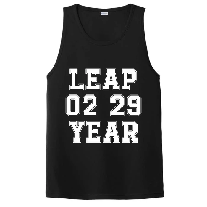 I’M A Leap Year Baby Leap Day February 29 Leap Year 02 29 Leap Year Baby Performance Tank