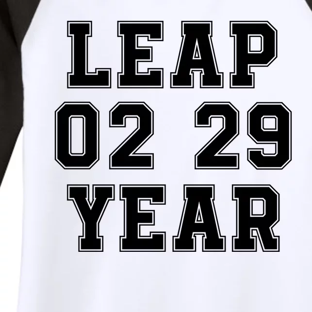 I’M A Leap Year Baby Leap Day February 29 Leap Year 02 29 Leap Year Baby Women's Tri-Blend 3/4-Sleeve Raglan Shirt