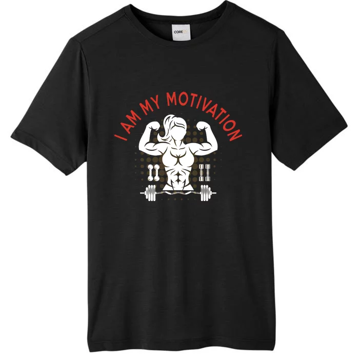 I Am My Motivation Fitness Graphic ChromaSoft Performance T-Shirt