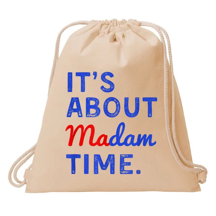 ItS About Madam Time Drawstring Bag