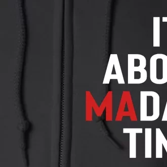 ItS About Madam Time Full Zip Hoodie