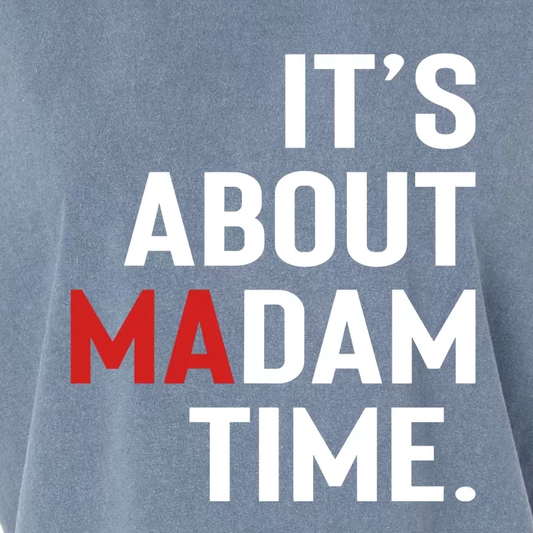 ItS About Madam Time Garment-Dyed Women's Muscle Tee