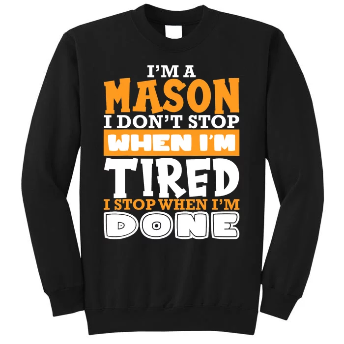 Im A Mason Freemason Masonic Master Masons Freemasonry Tall Sweatshirt